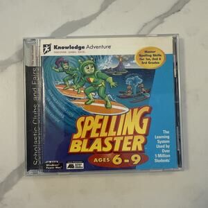 Knowledge Adventure Spelling Blaster (Ages 6-9), CD-Rom Windows/Mac